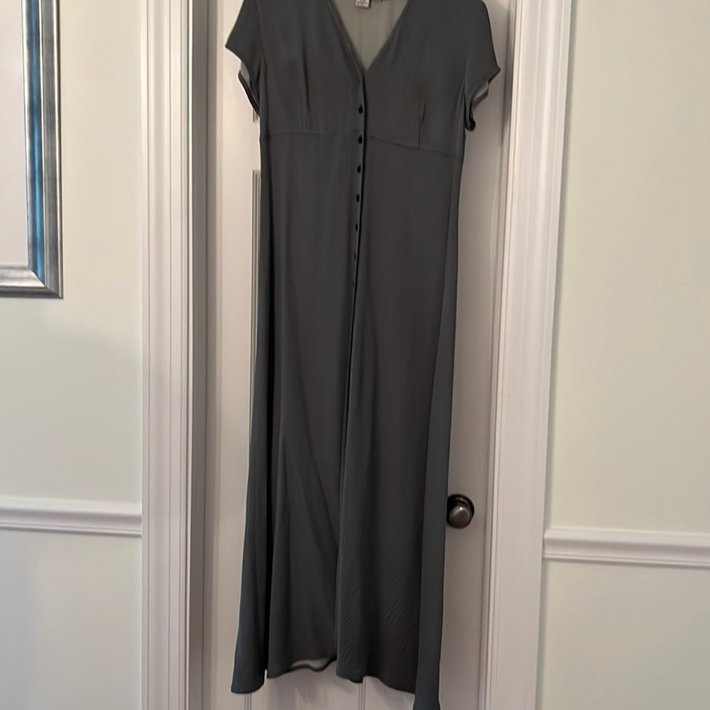 Episode Gray Buttoned Dress